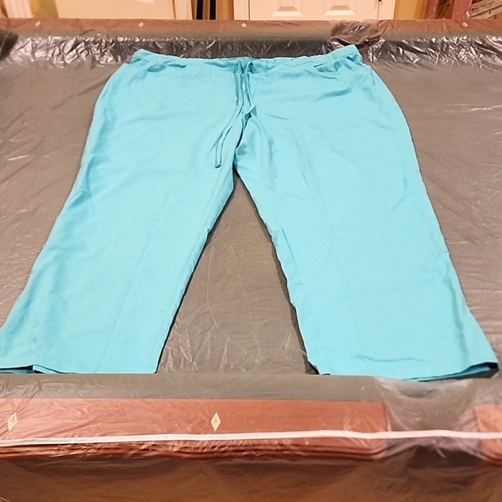 Grey's  anatomy scrub bottoms size 4x Color teal. NWOT